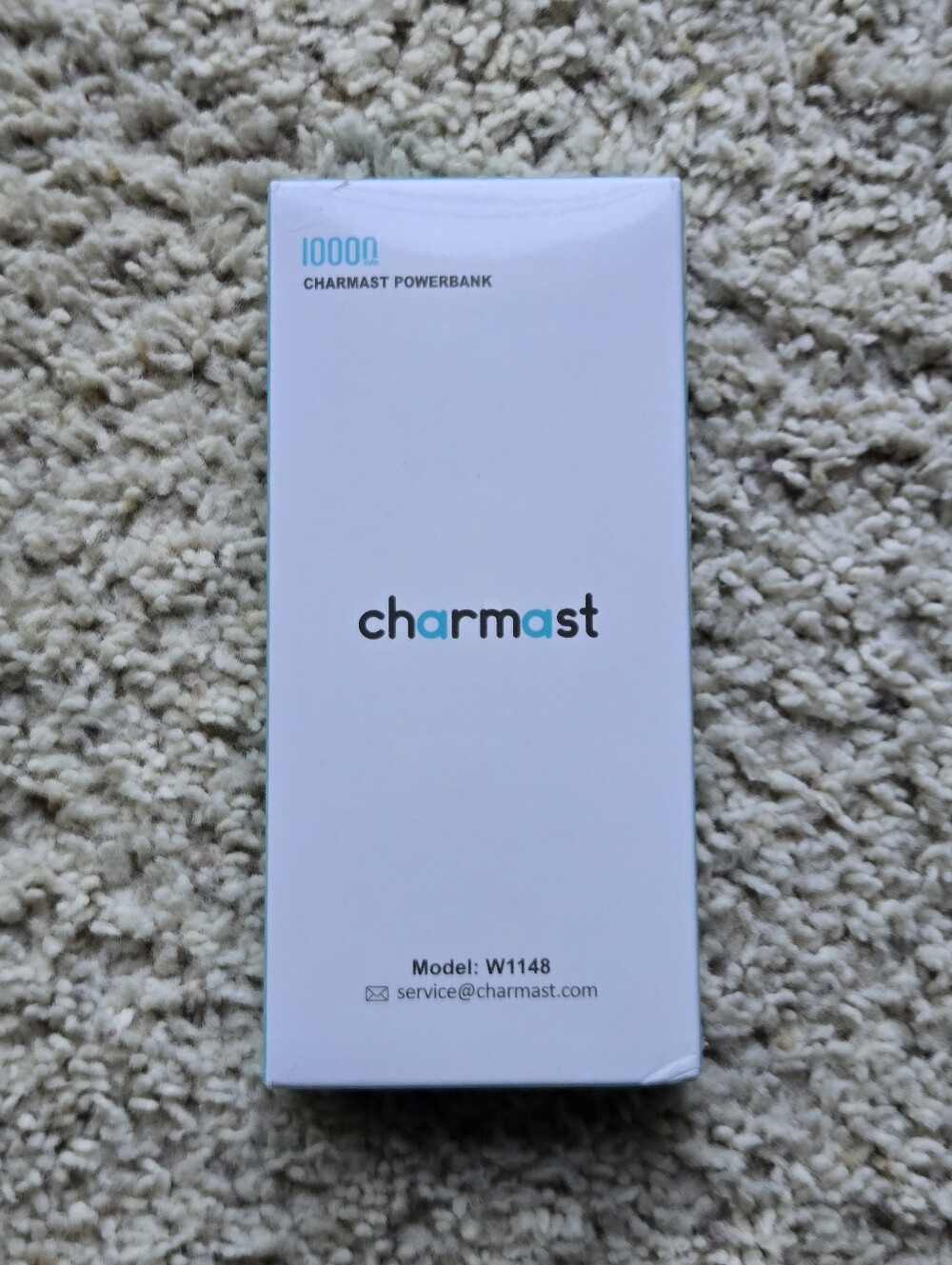 Charmast 10000mAh Power Bank Charger in Light Blue, BNIB